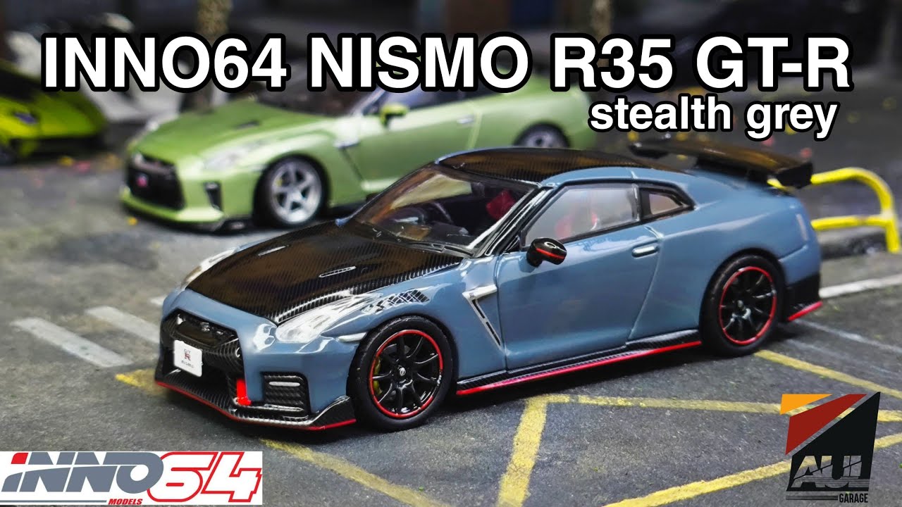 1/64 Nismo R35 GT-R Stealth Grey by Inno64 Full Review.