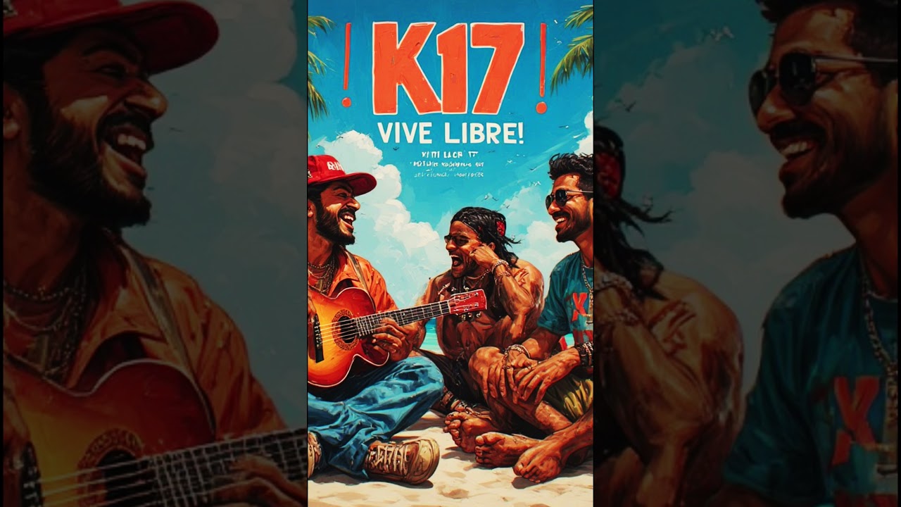 🔥 VIVE LIBRE - K17 MUSICAL SESSIONS (short Video) | Reggae Freedom Anthem with Indian Soul 🇮🇳🌴