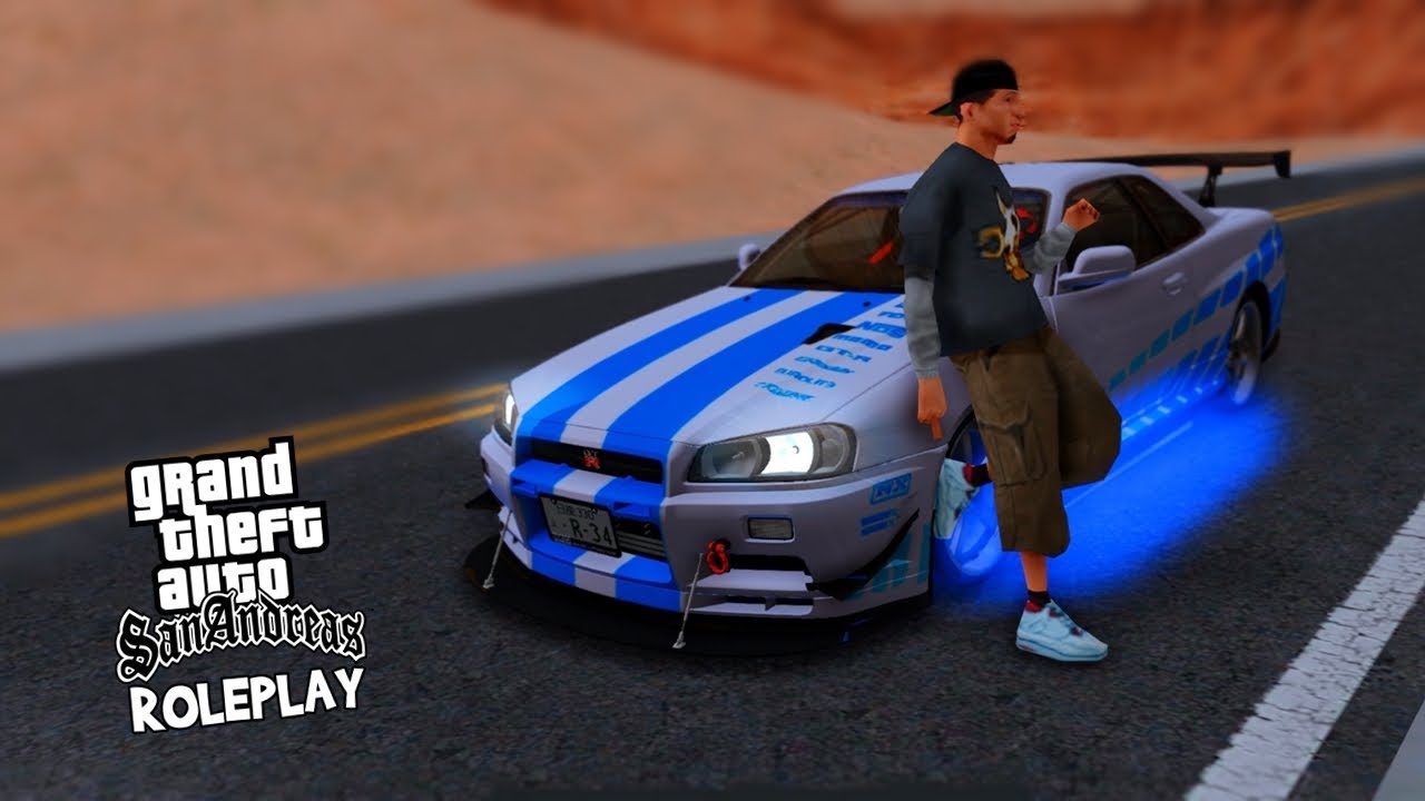 LATIHAN DRIFT PAKE SKYLINE R34 ! | GTA SAMP INDONESIA [JGRP]