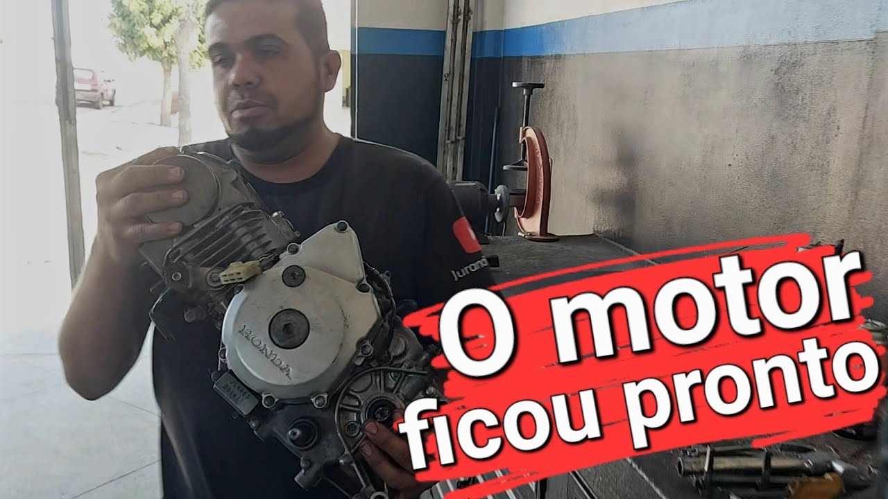 Terminei motor da biz125 EX olha só quanto o cliente gastou