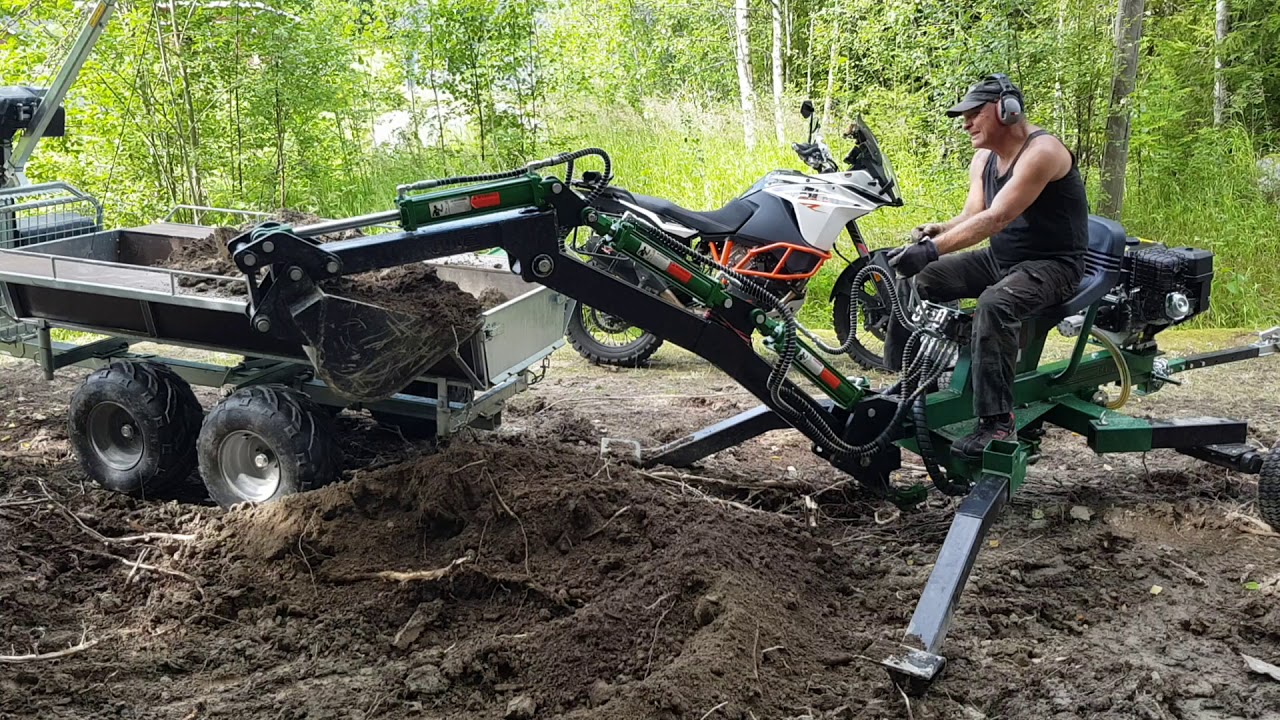 Kellfri minigrävare / Backhoe