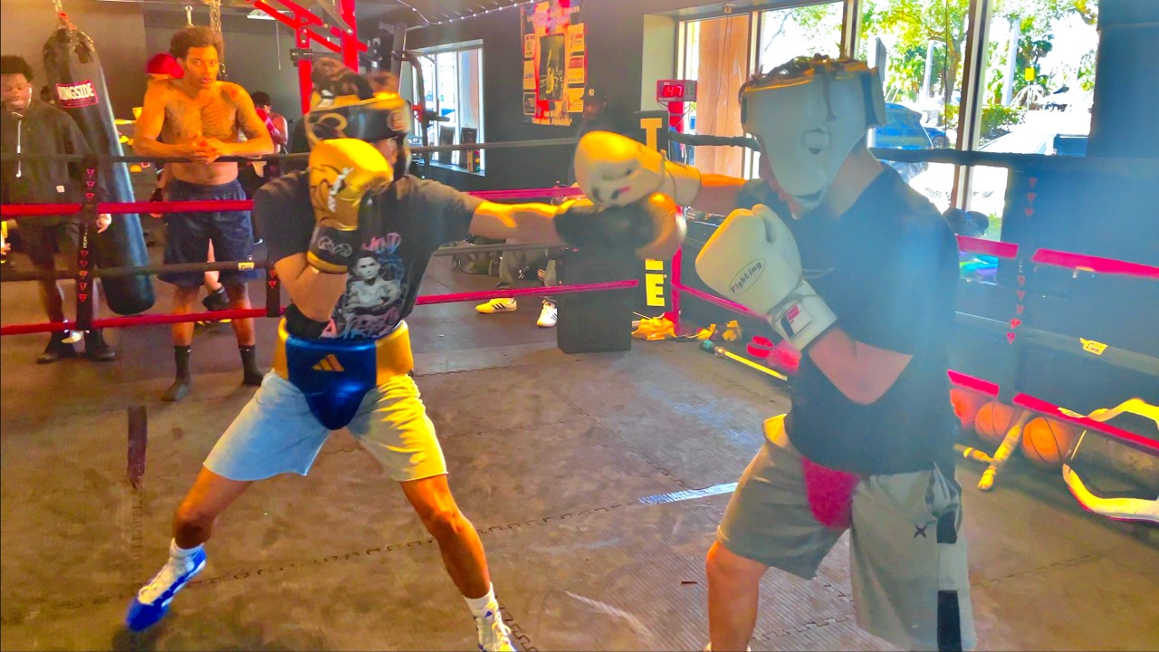 *INOUE STYLE* SPARRING AT THE BOXING GYM!!!