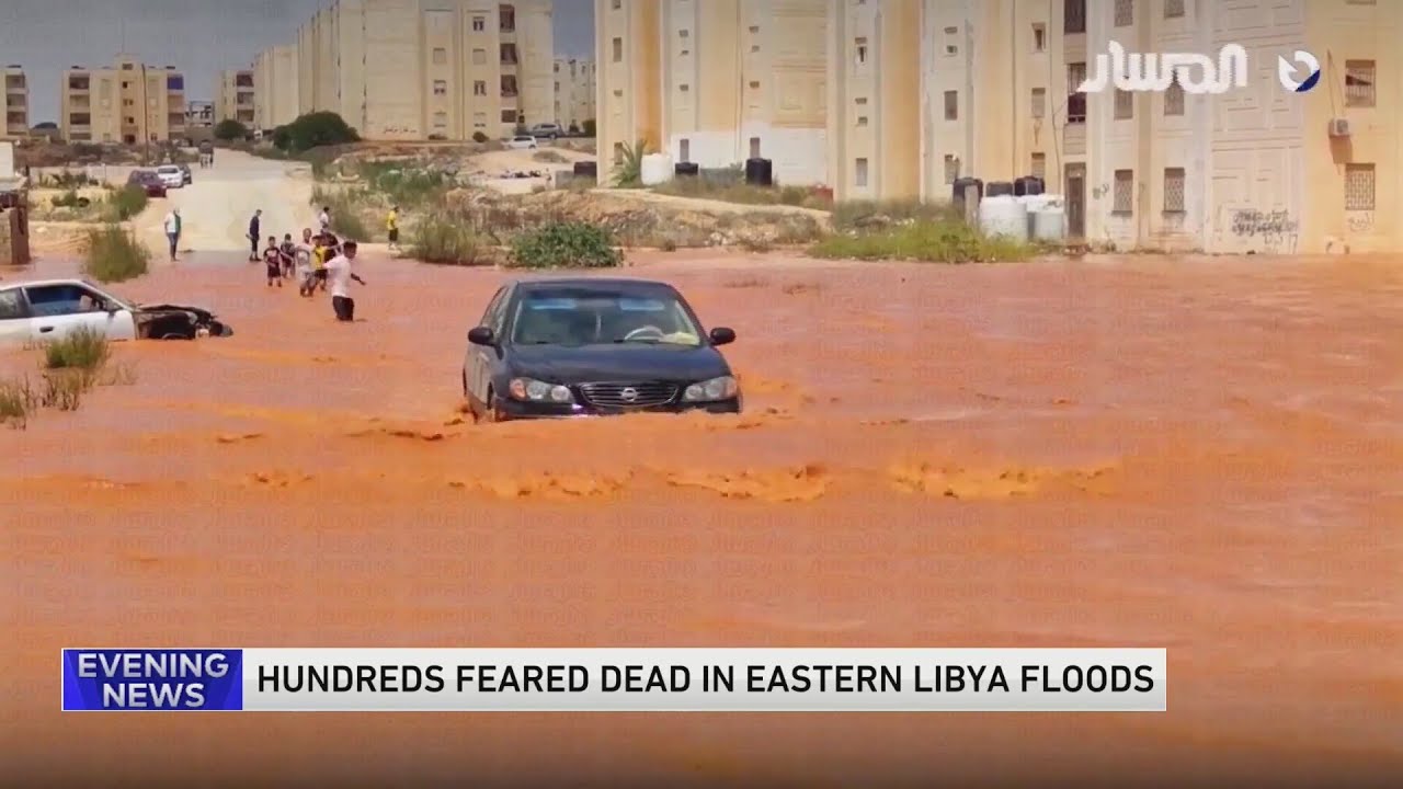 Flooding in eastern Libya after weekend storm leaves 2,000 people feared dead