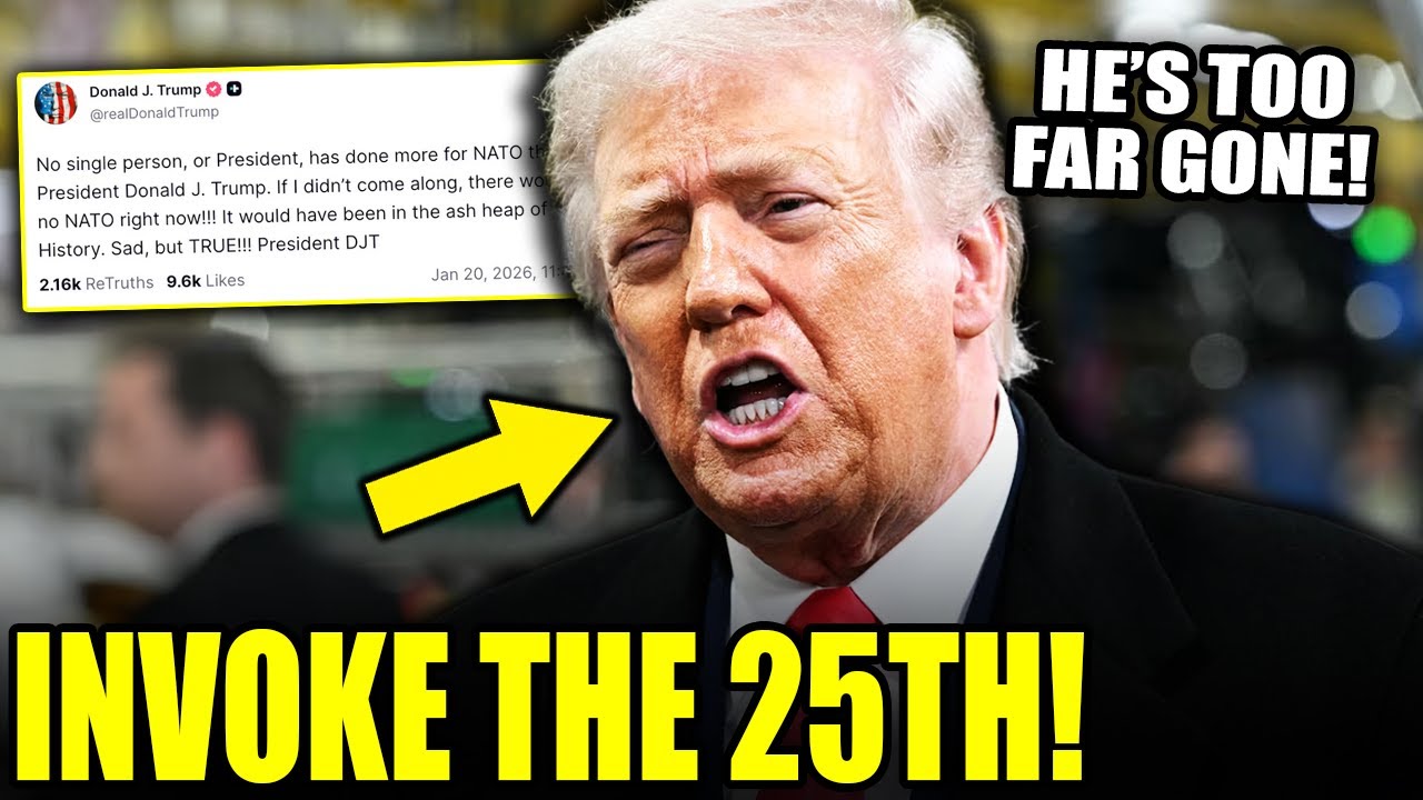Trump Triggers 25th Amendment Calls After 33 Posts in 45 Minutes