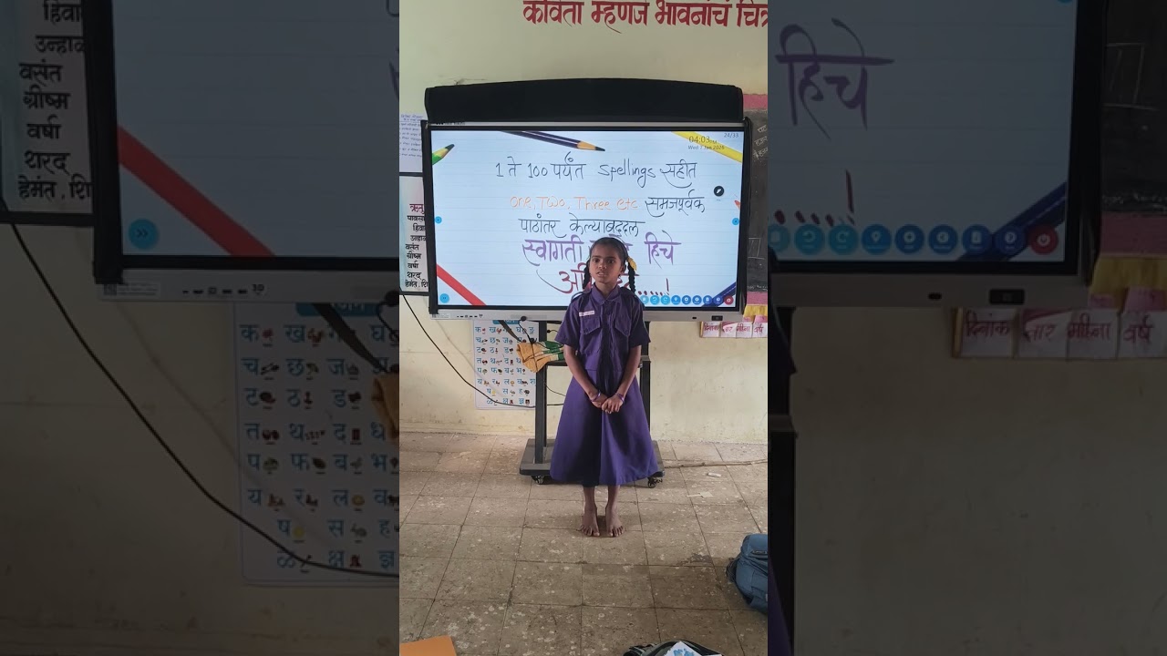स्वागती रमेश सपाटे  इ. 4 थी जि. प. शाळा दाभोण पाटीलपाडा 