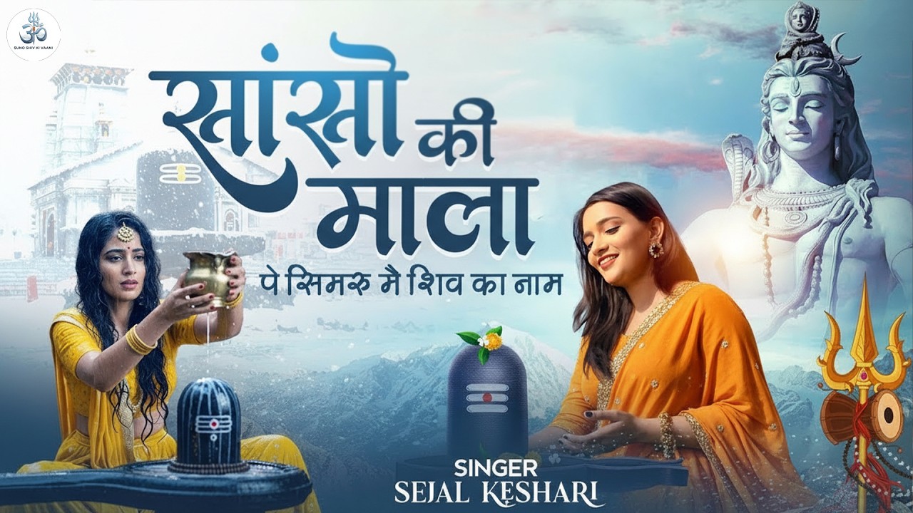 Sanso Ki Mala Pe Simru Mein Shiv Ka Naam - Sejal Keshari - सांसो की माला पे सिमरू - New Shiv Bhajan