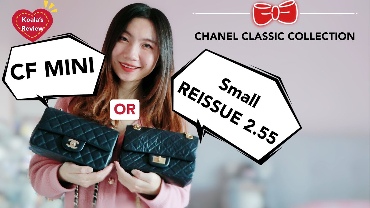CHANEL MINI CF VS. SMALL 2.55 REISSUE Comparison Review | Luxury Handbag | CLASSIC FLAP
