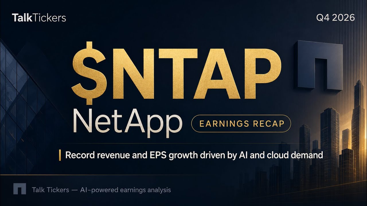 NetApp Q4 2026 Earnings: AI & Cloud Drive Record Growth