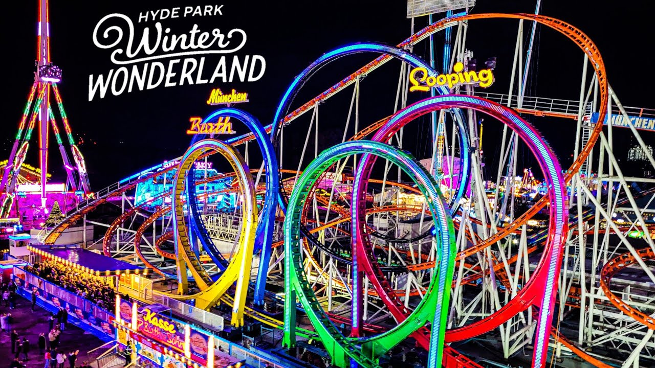 Munich/Olympia Looping - Mounted HD On-Ride POV | 🇬🇧 Hyde Park Winter Wonderland 2022