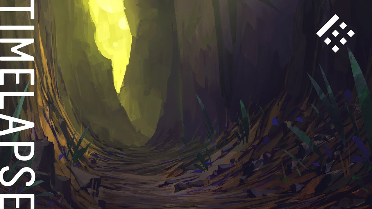 The Passage digital art // Timelapse