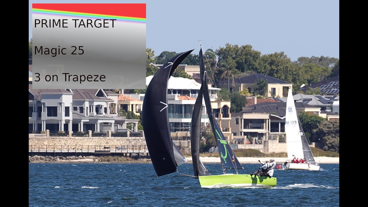 Prime Target - Magic 25 Sports Boat - 3 on Trapeze