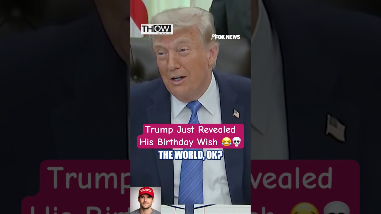 Wait... Listen to Trump&rsquo;s Birthday Wish 🎂😂