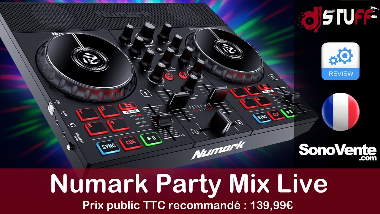 Numark Party Mix Live 🇫🇷 ( English in description )