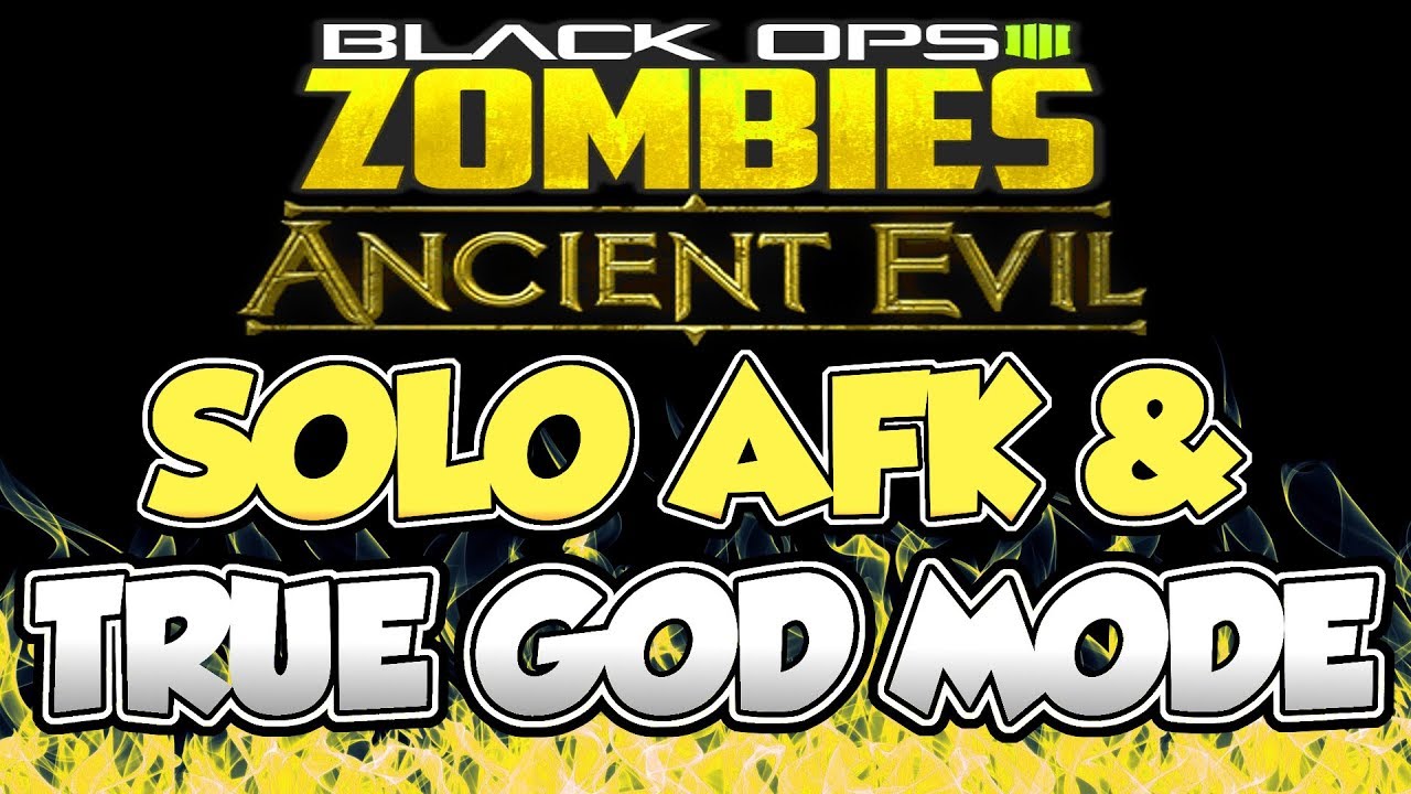*SOLO* TRUE GODE MODE & *AFK* ZOMBIES GLITCH on ANCIENT EVIL - BO4 Zombie Glitches