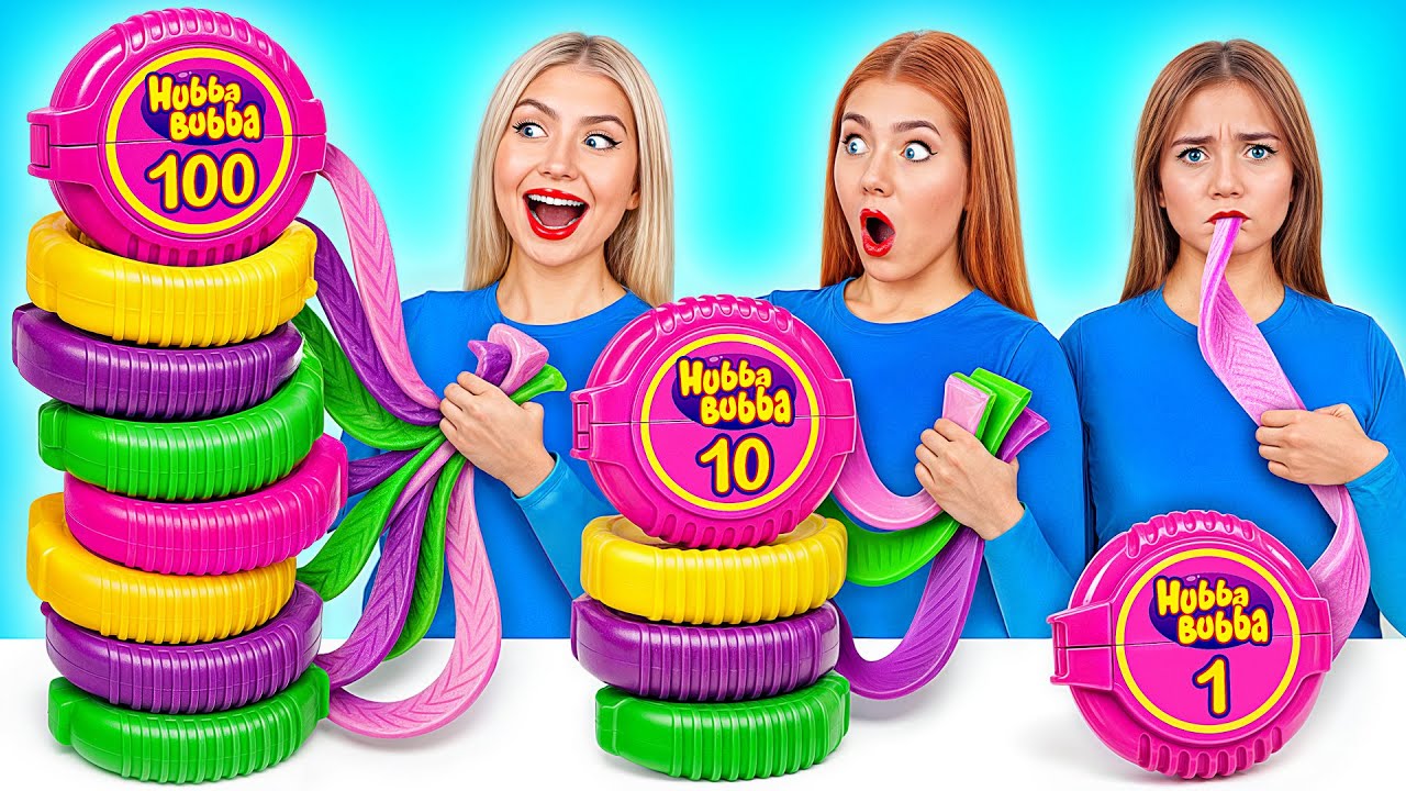 100 Слоев Еды Челлендж | Эпичная Битва с Едой от Super Hyper DO