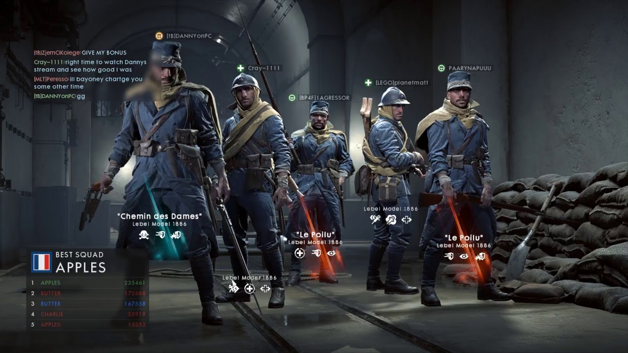 Standard issue rifle's - Battlefield 1 stream DVR (100+ KILLS!)