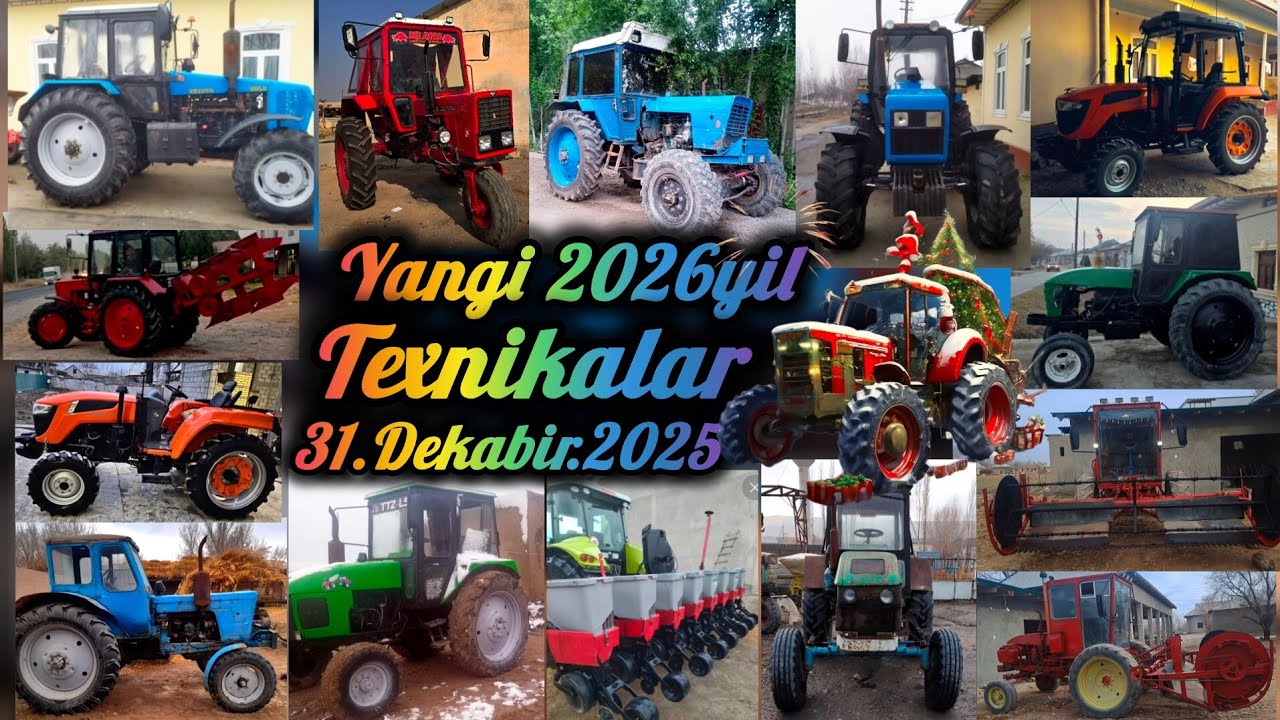 Yangi Yilga Sovgʻa 31.Dekabir.2025 Belarus-1221 Mtz 82 Ttz T28 T40 Jatka Keys-1200 Seyelka Changan.