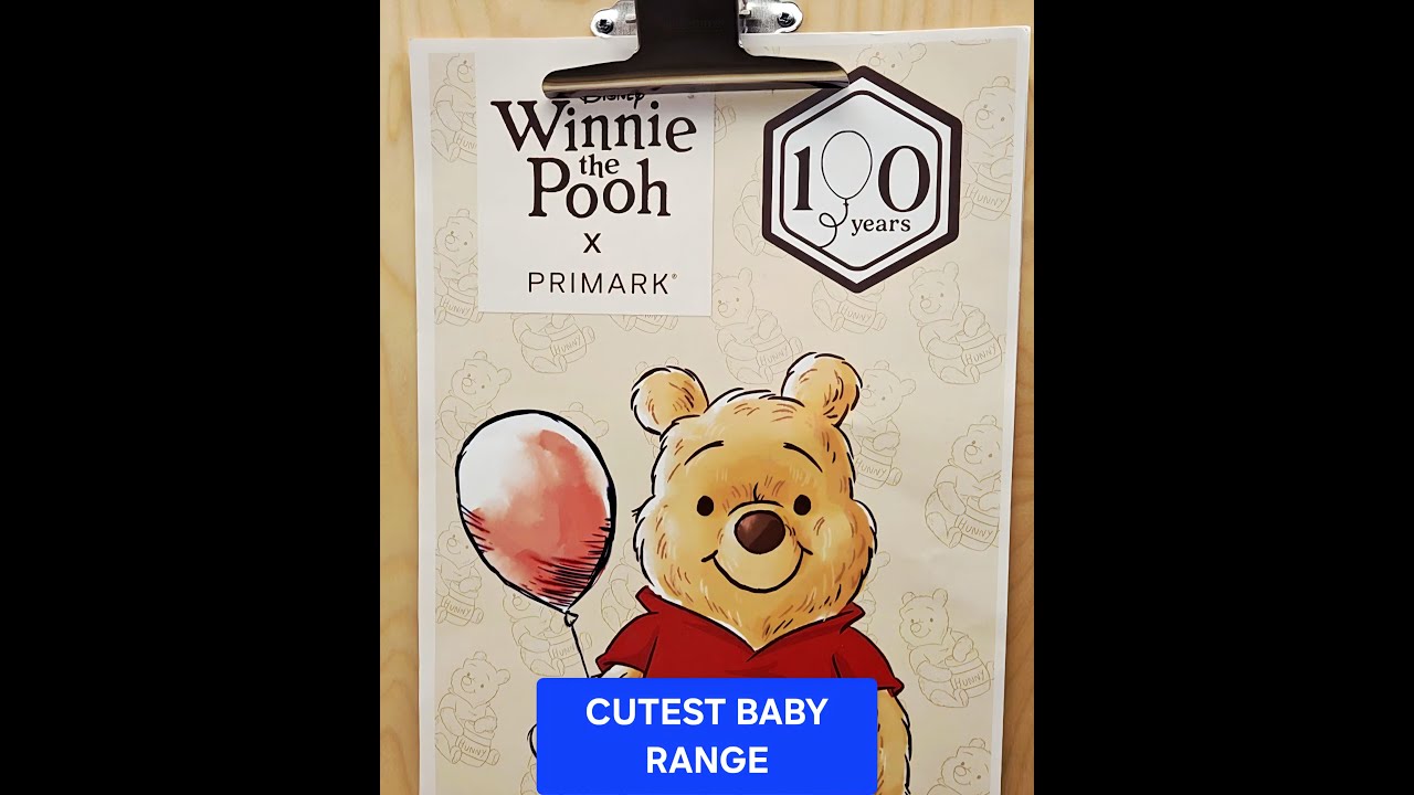 Primark Winnie the Pooh Baby Range 🐻 | Disney 100 Years | Cute Baby & Newborn Finds @Bex's Bargains