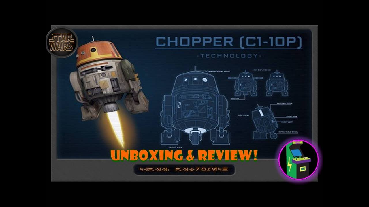 Star Wars Chopper (C1-10P) Droid Depot Unboxing & Review!