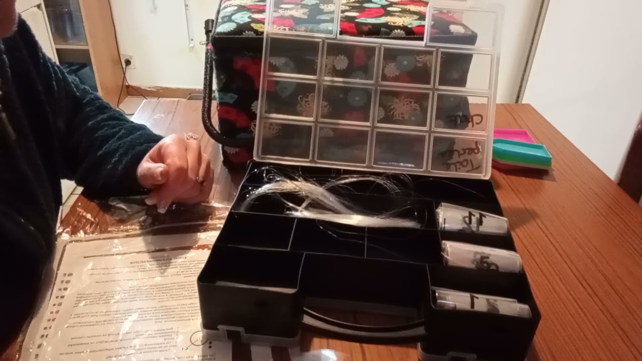 💕mon retour sur le point de croix et broderie perlée...et organisation rangement 💕