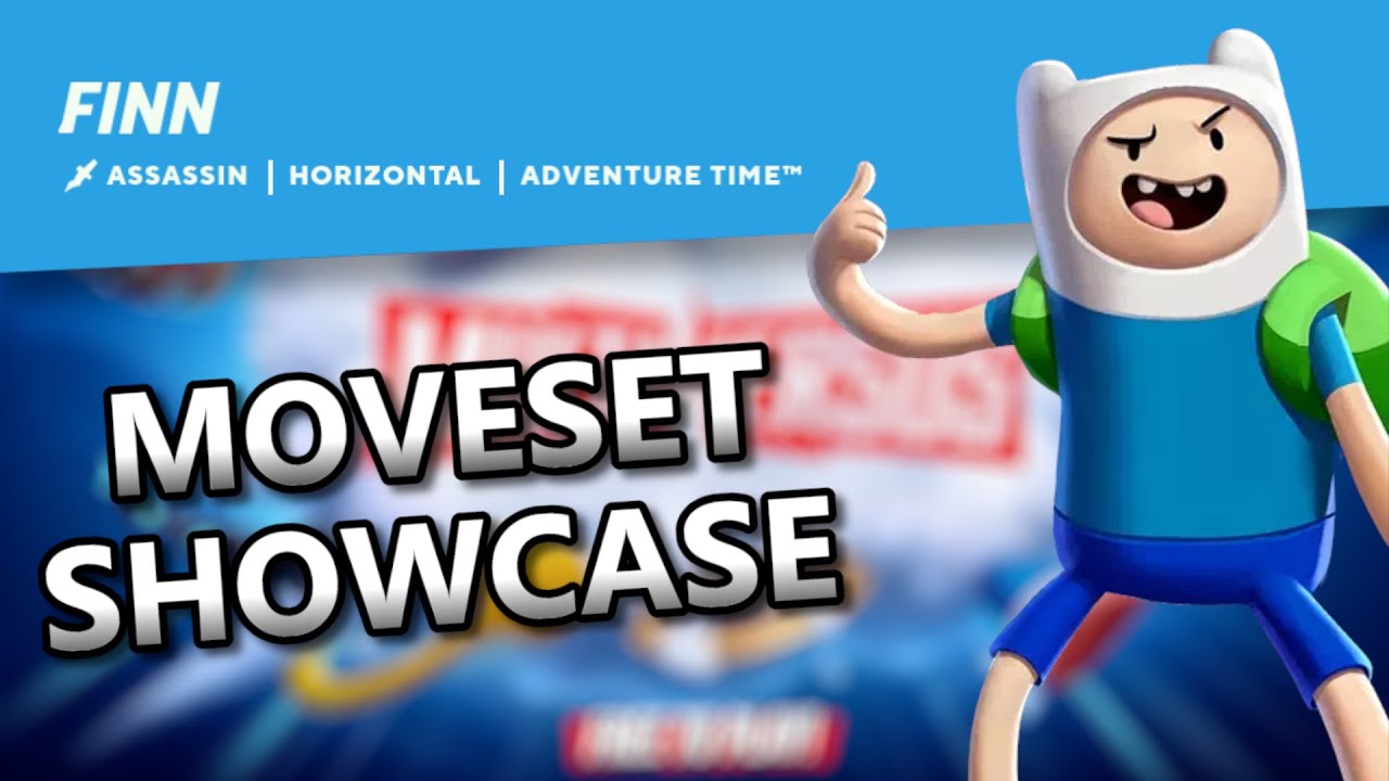 Finn Moveset Showcase Multiversus