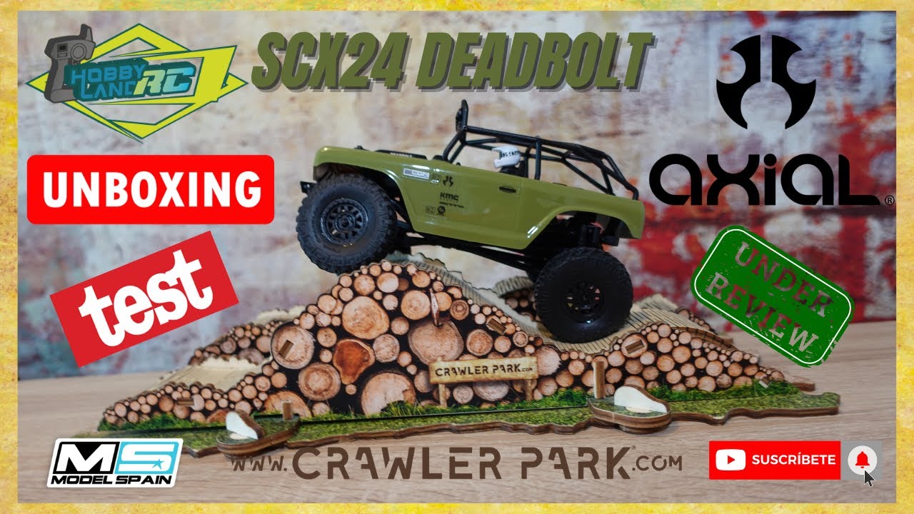 🚙AXIAL SCX24 DEADBOLT🚙 UNBOXING, REVIEW & TEST español