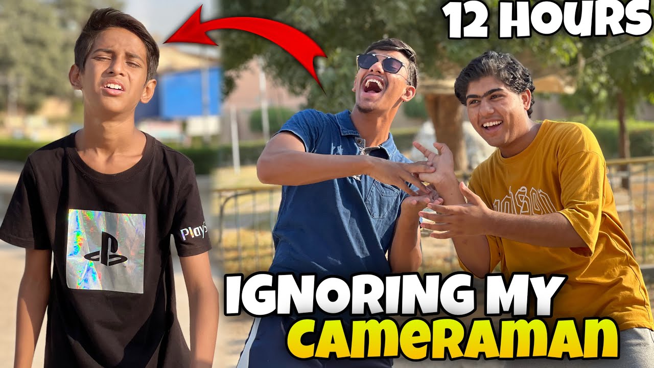 IGNORING MY CAMERAMAN FOR 12 HOURS 🤣📸 | GONE WRONG ❗ | OSAIREEM KHAN VLOGS |