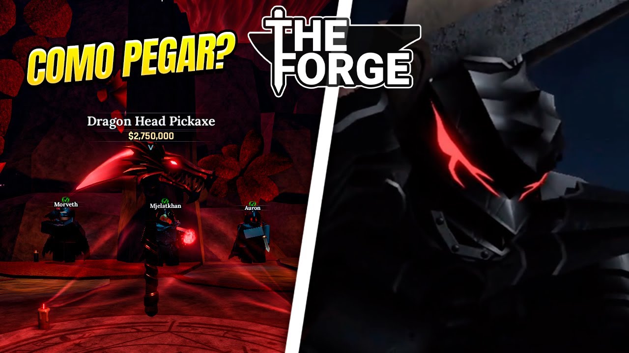 COMO DESBLOQUEAR A NOVA CAVERNA do THE FORGE + ARMADURA DO CORVO e PICARETA SECRETA!