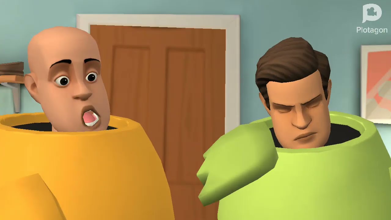 Fat Caillou sings hot potato/everybody in the world becomes fat/tasered