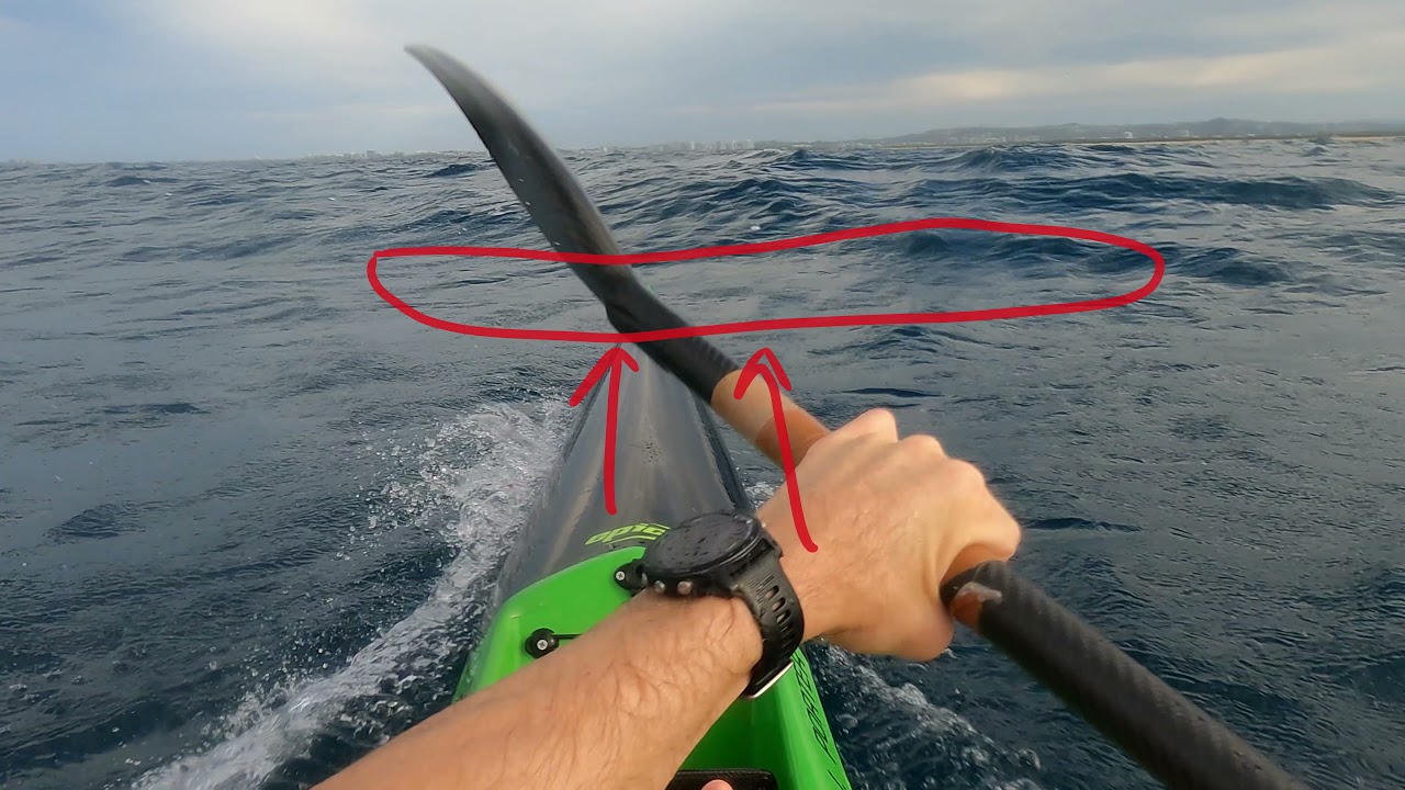 Downwind Paddling - where are you looking?