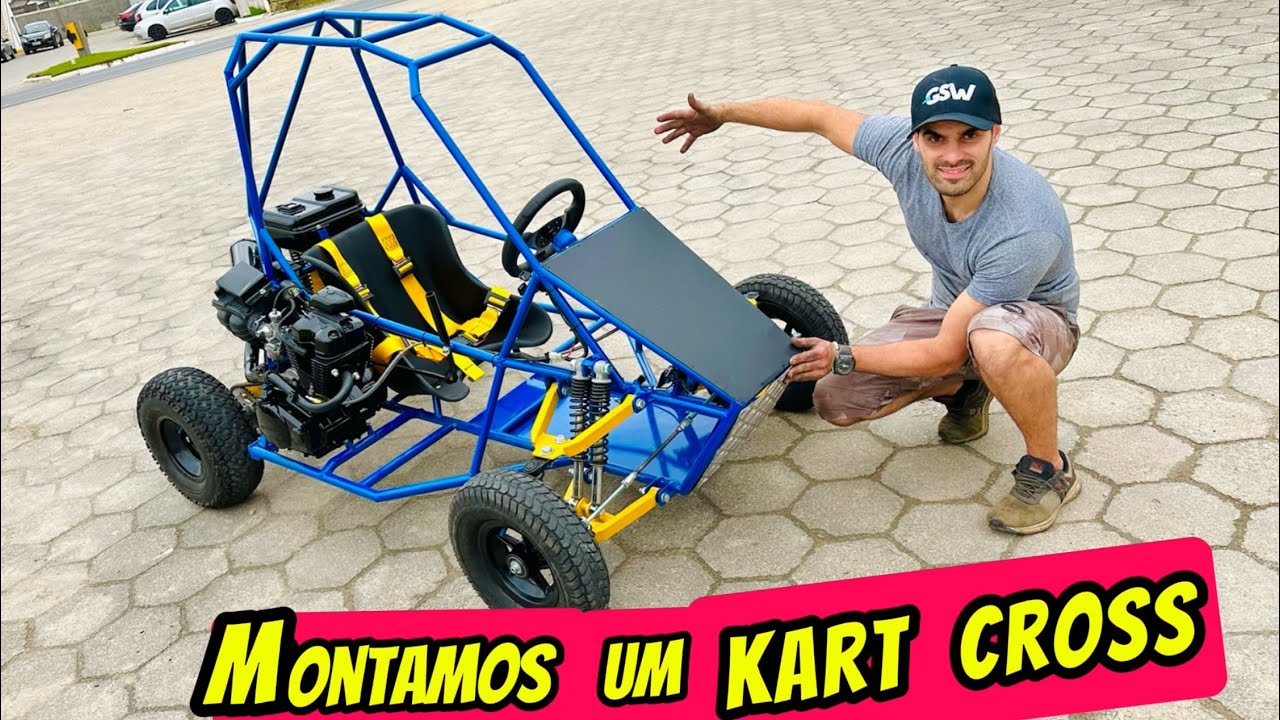 Montamos um KART CROSS 🔥 com MOTOR de TITAN 150