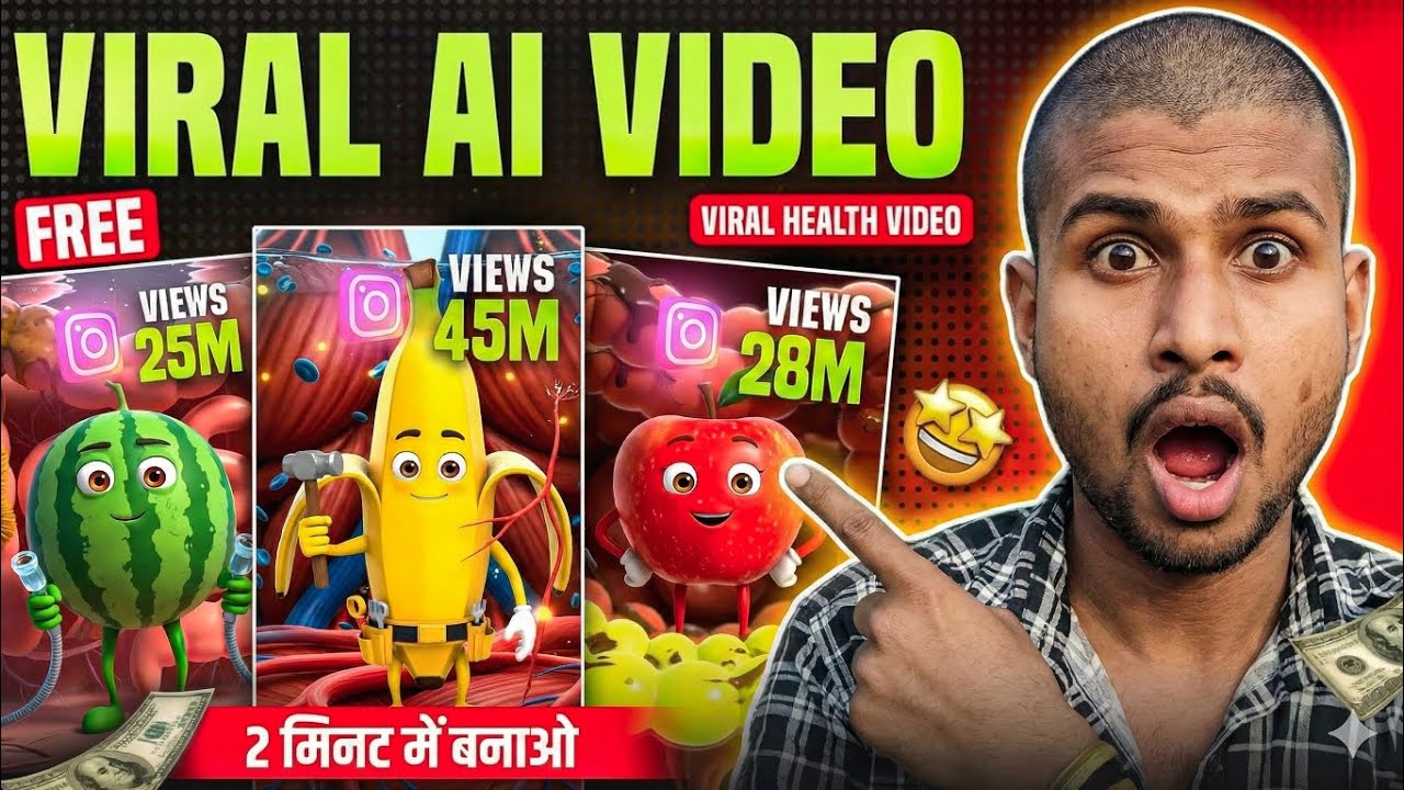 Ai Health Animation Video Kaise Banaye | Medical Animation Trand 2026 🤩