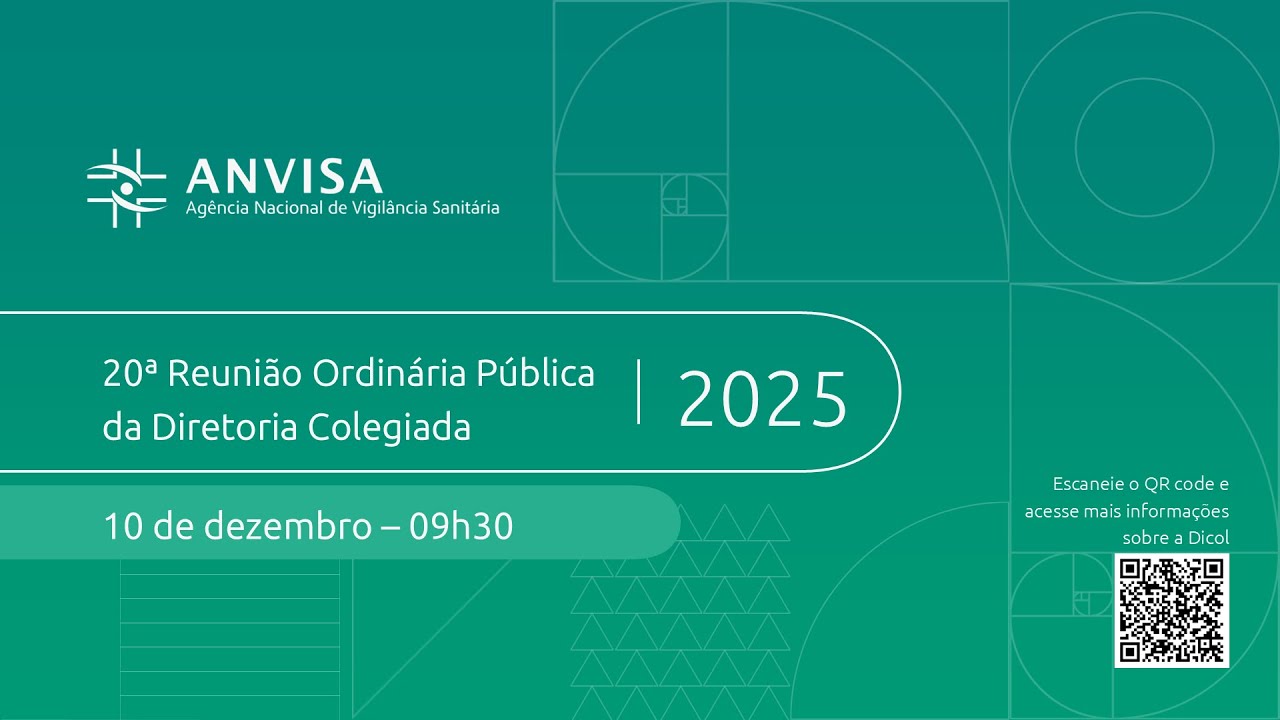 20ª Reunião Ordinária Pública da Diretoria Colegiada - 2025
