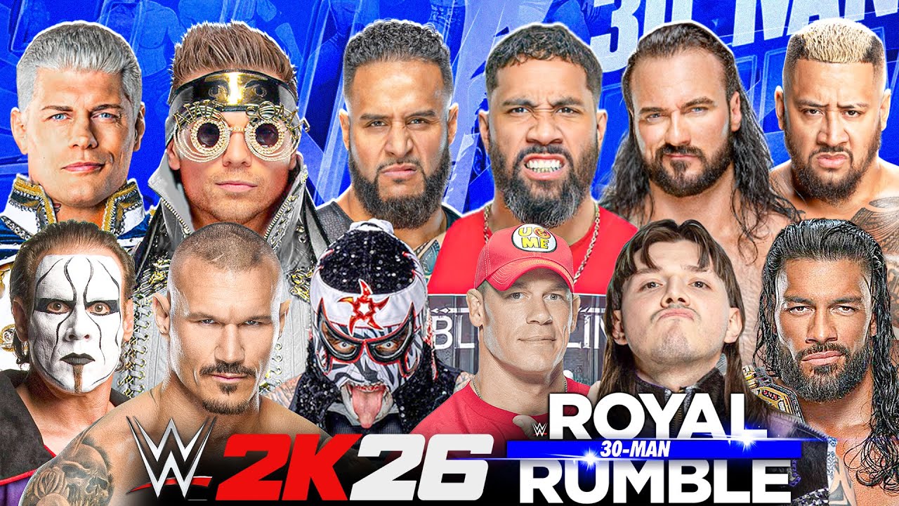 WWE 2K26 | 30-Man Royal Rumble – Only One Will Win!