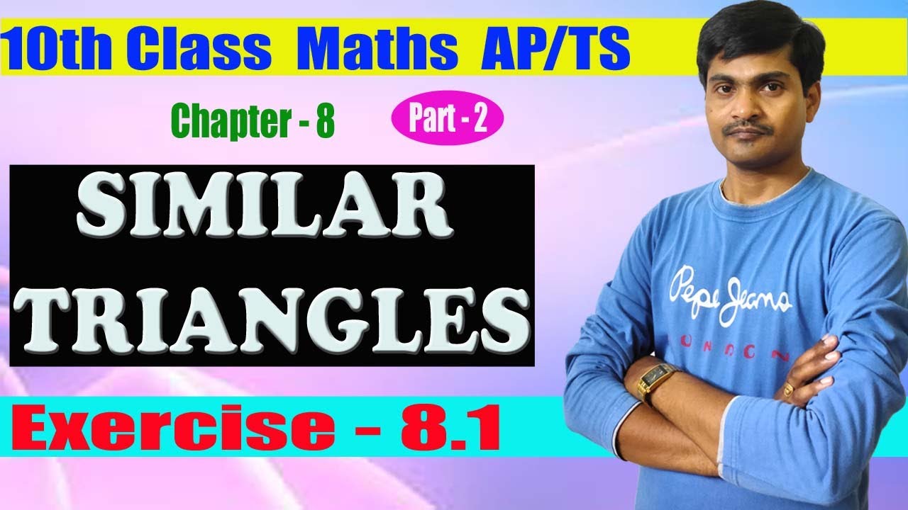 Similar Triangles | Part – 2 |Class 10 Maths | Problems in Exercise – 8.1 | Ramesh Sir Maths Class