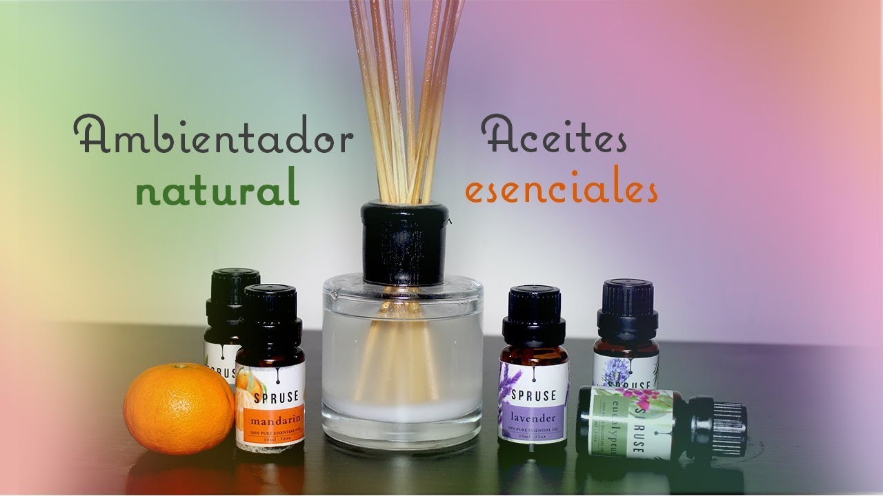 Ambientador con Aceites Esenciales 100% Natural - de larga duracion