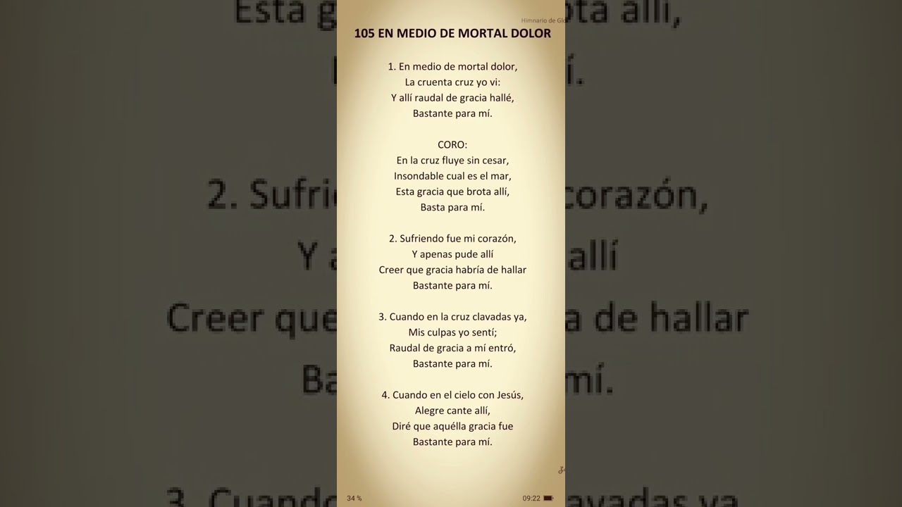 105 EN MEDIO DE MORTAL DOLOR