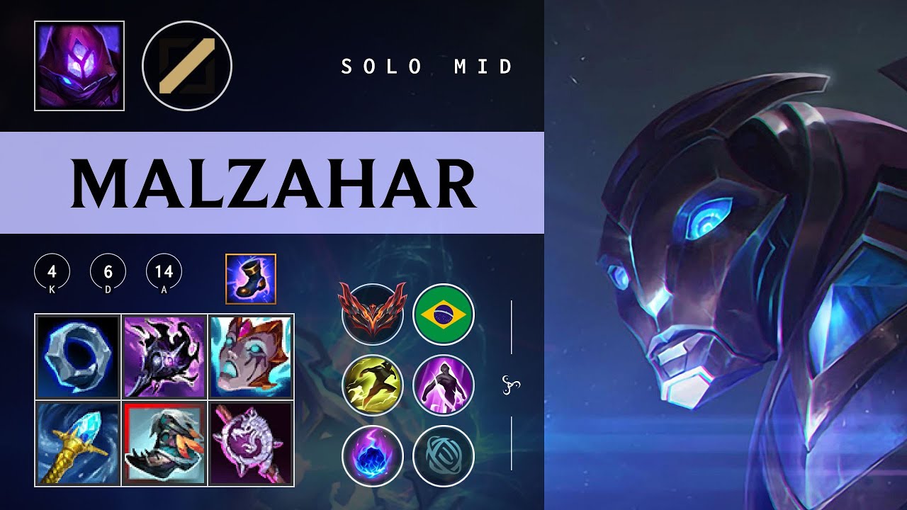 Malzahar Mid vs Kayle - BR Grandmaster Patch 26.01