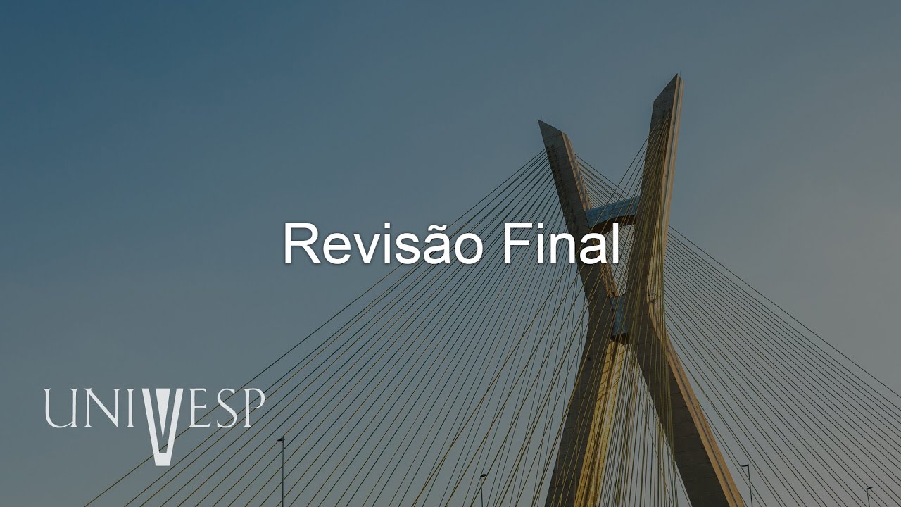 Geometria analítica e álgebra linear - Revisão Final
