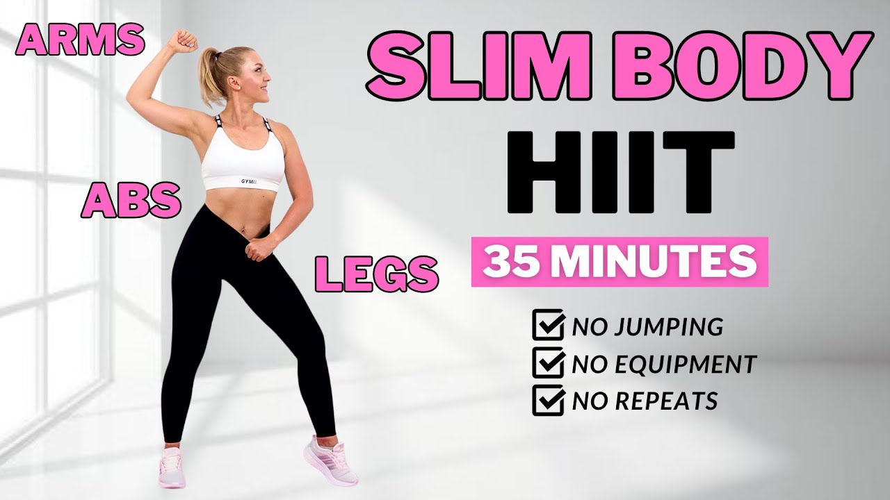 🔥Burn Arm + Leg + Belly Fat🔥35 Min HIIT Workout🔥All Standing🔥No Equipment🔥No Repeat🔥