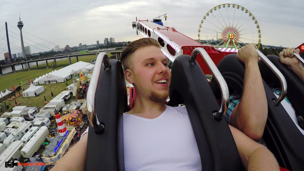 Düsseldorfer Rheinkirmes 2017 | Die besten Fahrgeschäfte [4K]