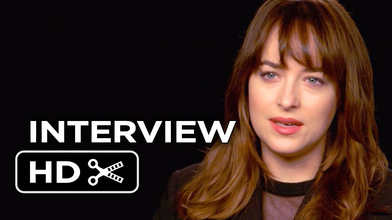 Fifty Shades of Grey Interview - Dakota Johnson (2015) - Jamie Dornan Movie HD