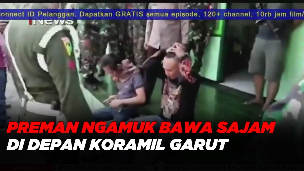 Ngamuk! Dua Preman yang Mabuk Diamankan Koramil Pamengpeuk, Garut - iNews Siang 30/05