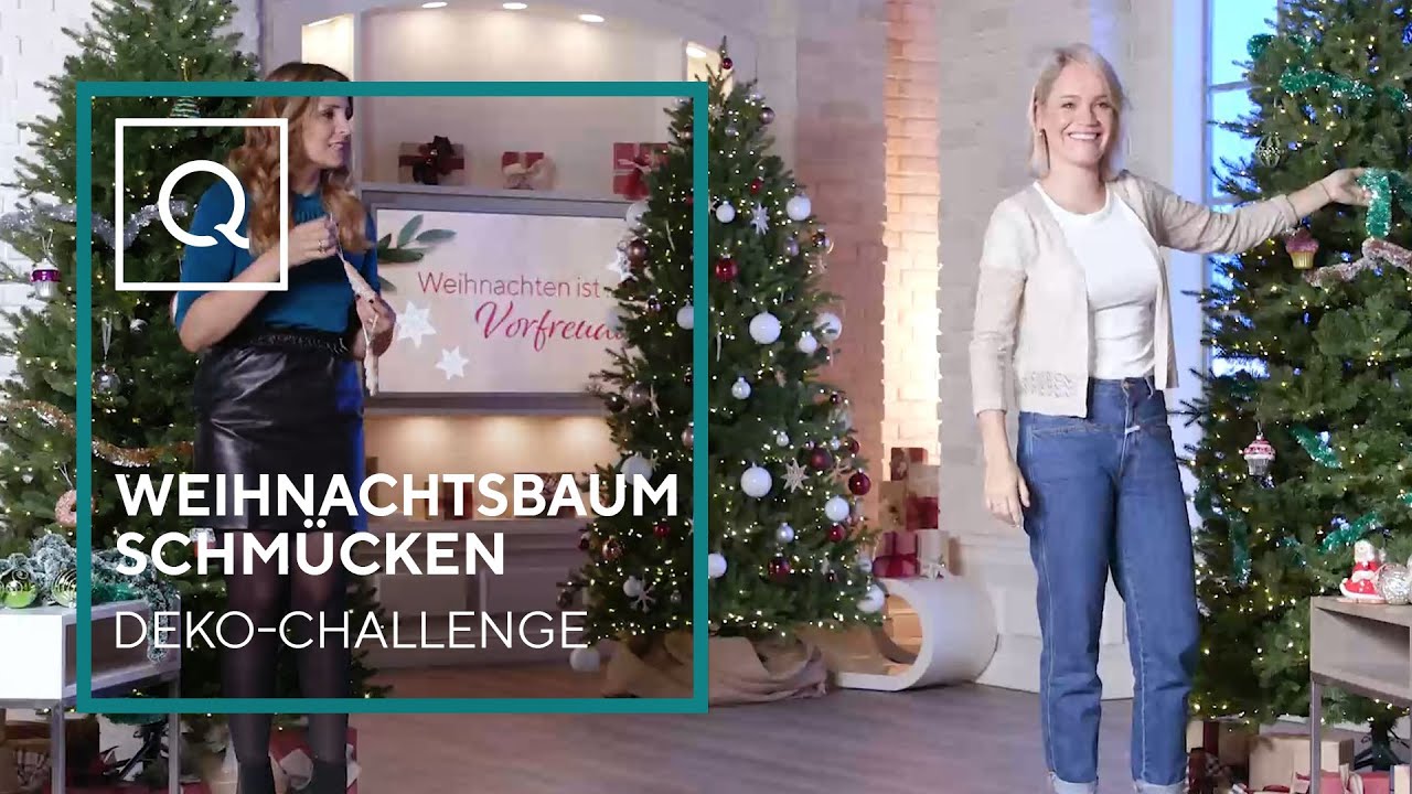 Weihnachtsbaum schmücken | Deko-Challenge | QVC