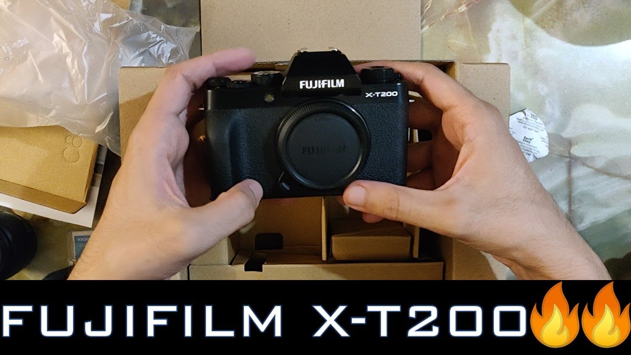 Fujifilm X-T200 HINDI Unboxing! 🔥🔥🔥 (Black Noir)