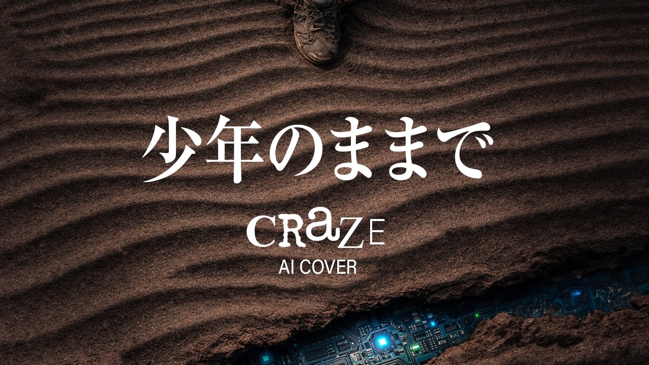 AIがカバーした「少年のままで」（CRAZE）【AI COVER】