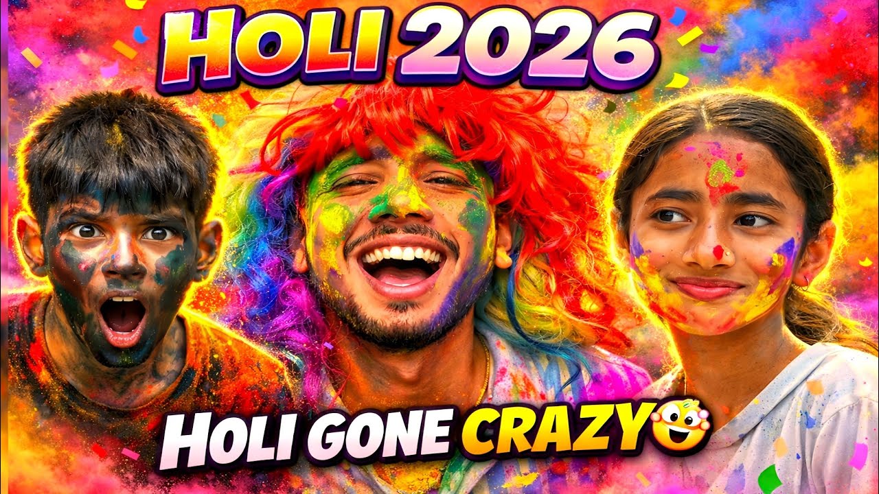 Holi 2026 Gone Crazy 🤯 | Village Holi Celebration | Funny Holi Vlog