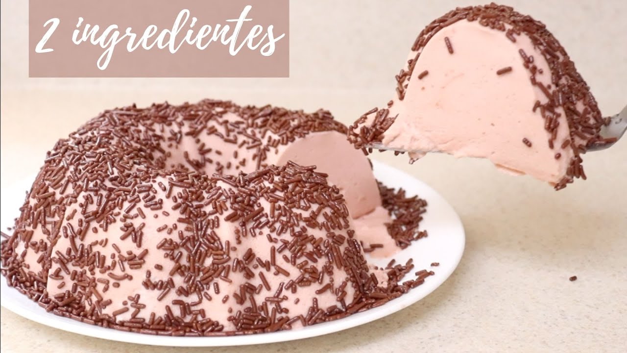 POSTRE MUY RICO DE SOLO 2 INGREDIENTES