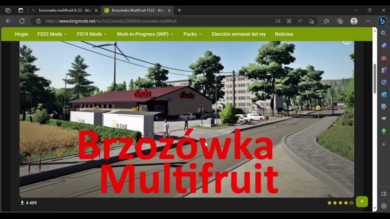 Mod de mapa (Brzozowka Multifruit) , zanahorias, tabaco, etc/ Como descargar mapa./fs22
