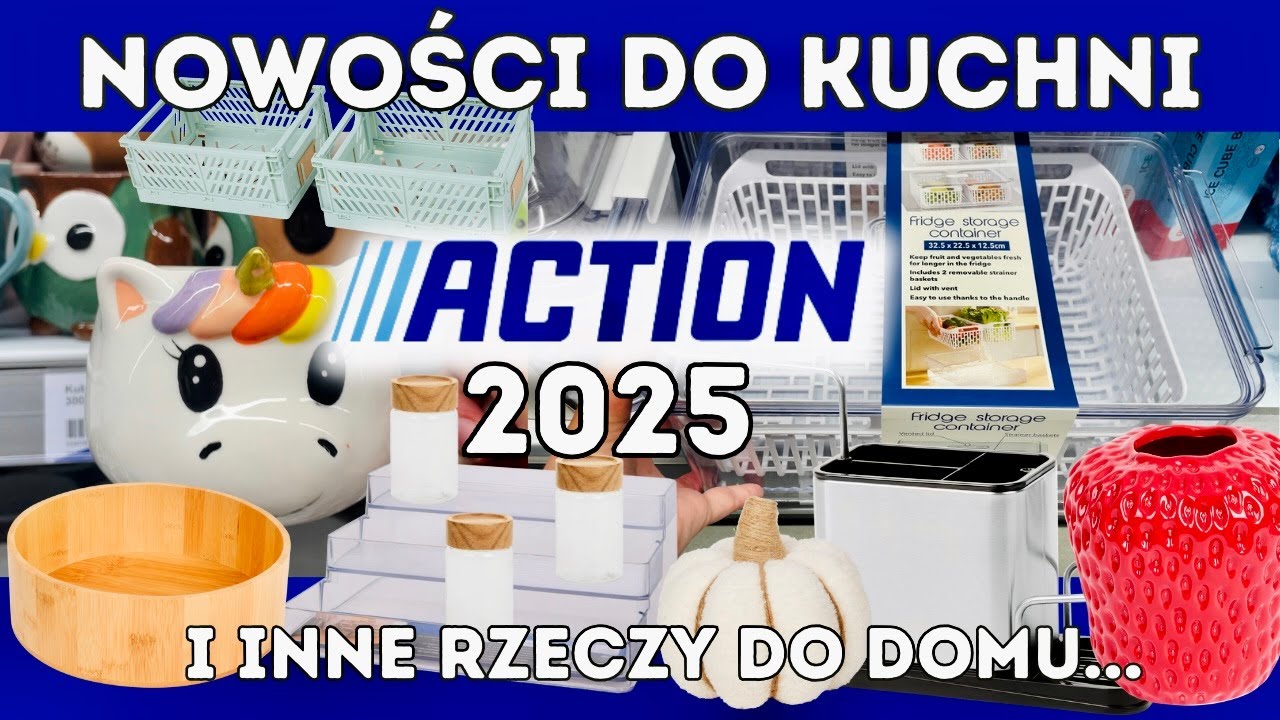 NOWOŚCI ACTION 2025! TANIEJ NIŻ W IKEA? AKCESORIA KUCHENNE I RZECZY DO DOMU